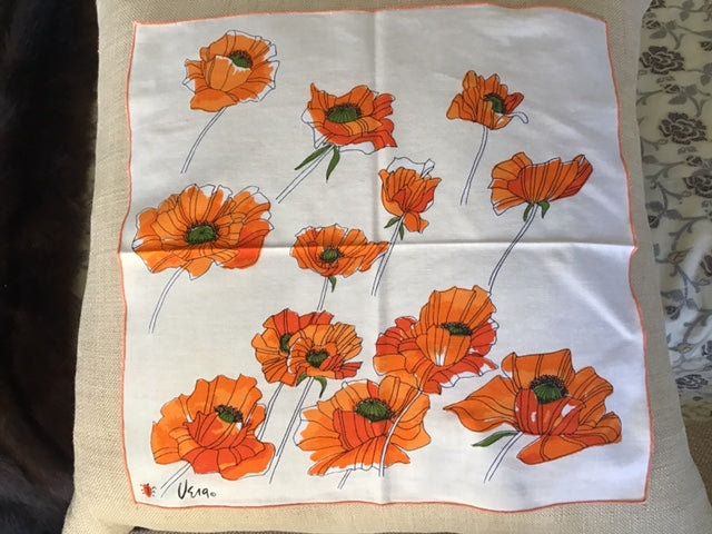 6 "Vera" mid-century luncheon napkins SOLD