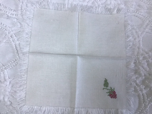 Natural Linen Weave Square tablecloth & napkins